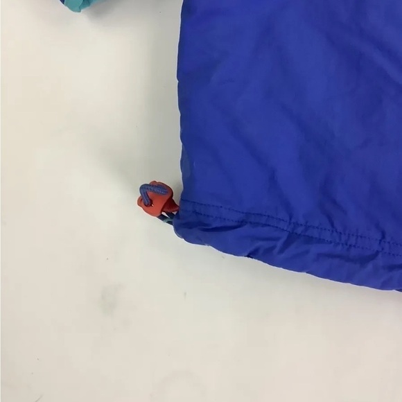 Chubbies Mens Sz M Reversible Fleece Windbreaker Pullover Blue Striped Nylon - Picture 6 of 10